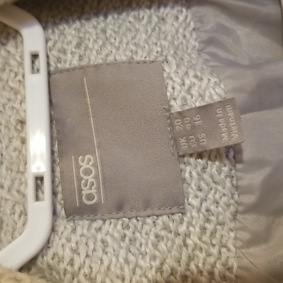 Grey Asos Long Coat - Picture 2 of 4